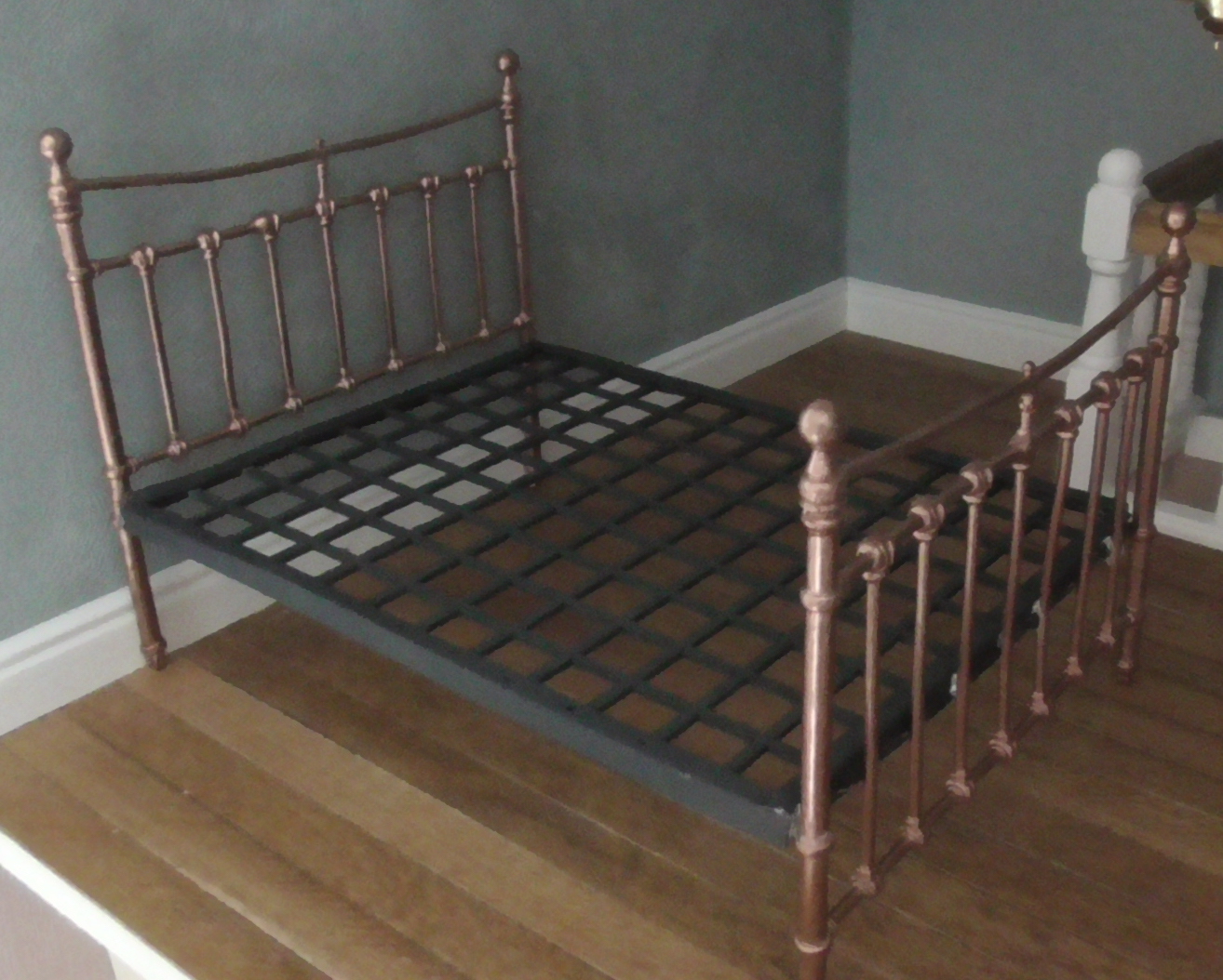 Ironwork Double Bed - Dolls House Direct