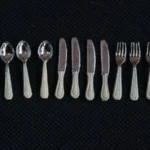 Set of 12 Cutlery Cream Handles DA96