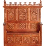 Gothic Monks Bench/Walnut JJ07012WN