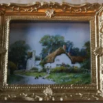 Framed picture Cottage Scene Y239