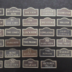 12th Scale House Name Signs 16 x 28