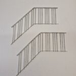 Pair of Handrail for steps leading up to front door   HR01