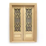 12th scale Double Doors with Patterned Grille CV140
