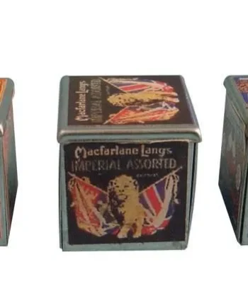 3 Metal Biscuit Tins