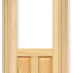 1/2 glazed Door