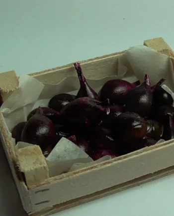 Plums in a box