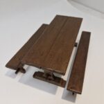 Table with 2 Bench seating.   VG010