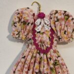 1:12th Scale Dolls House Miniatures, Handmade Ladies Dress HD023