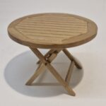 Light Wood  Folding Table.  QU02
