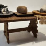 1/12th Scale Medieval, Kitchen Table, Table, Unique, ME4