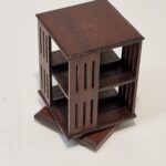 Mahogany Revolving Book Stand   By Escutcheon      QU10