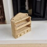 24th scale   Small Pine Shelving unit   by Glenowen  GO11 24