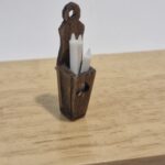 12th scale  wooden Candle wall mounted  holder   MAC2
