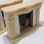 1/12th Scale Doll House    Cream Fireplace        SEC07