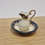12th scale Dolls House  Hand Painted Jug and Bowl  Victoria Fasken   RA35