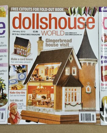 3 Mixed Dollshouse World Magazines - MAG30