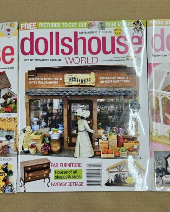 3 Mixed Dollshouse World Magazines - MAG31