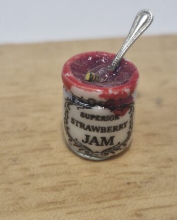 12th scale Dolls House Ceramic Jam Jar     RB27