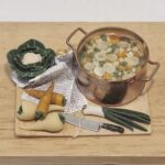 12th scale Dolls House Miniature  Food Prep Board  Quality  Item    RC07