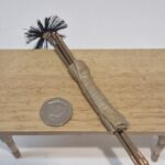 12th scale Dolls House Miniature Set of Chimney sweeper Brushes   RC11