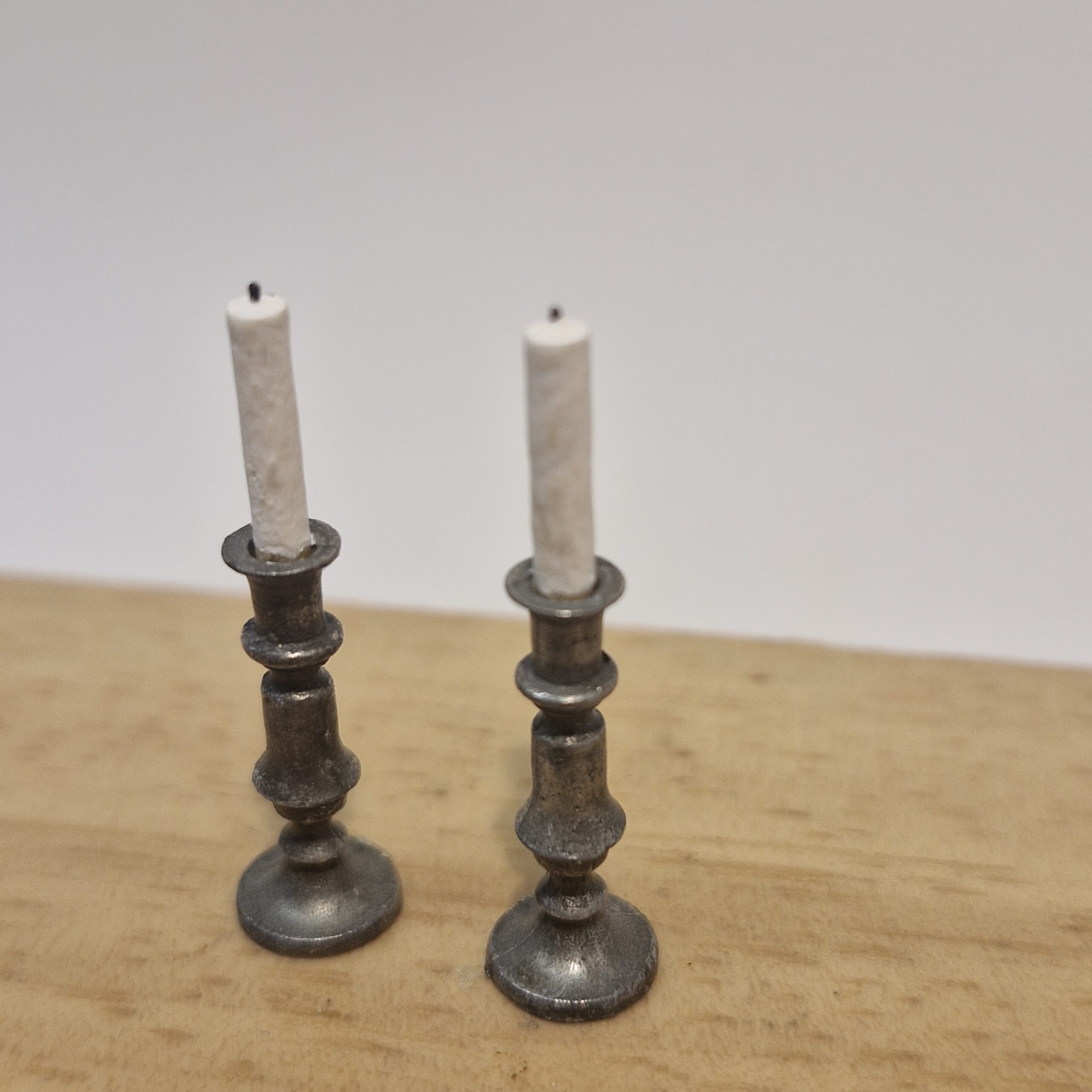 12th scale Dolls House Miniature Pair of Candle Stick RC15
