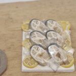 12th scale Dolls House Miniature Cod Steaks  Fish   RD12