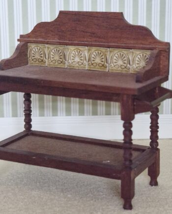 1:12th Scale, Dolls House, Furniture, Mahogany Wash Stand  British made   QU06