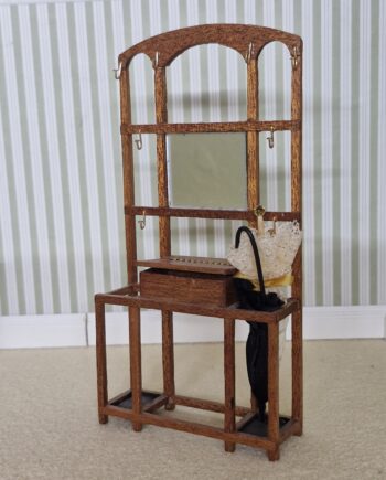 1:12th Scale, Dolls House, Furniture,  Hat and Umbrella Stand  Artisan Made  QU03