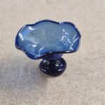 12th scale Fruit Bowl  Blue Glass   D1176a