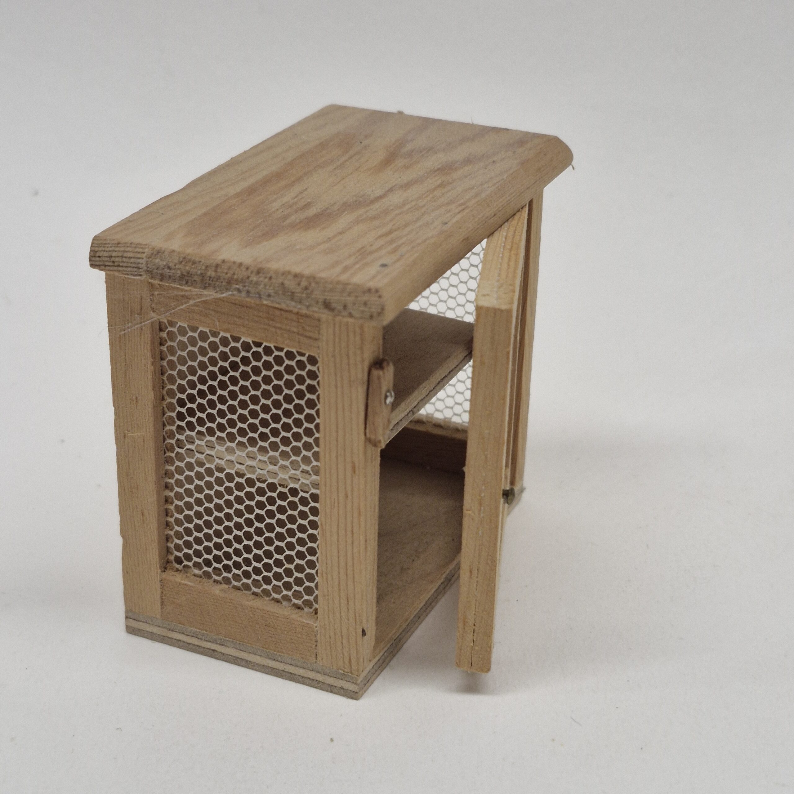 12th scale Vintage Wooden Meat Safe Very fine Quality VIN64