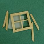 Dolls House 1:12 scale  small 4 pane window    DIY050