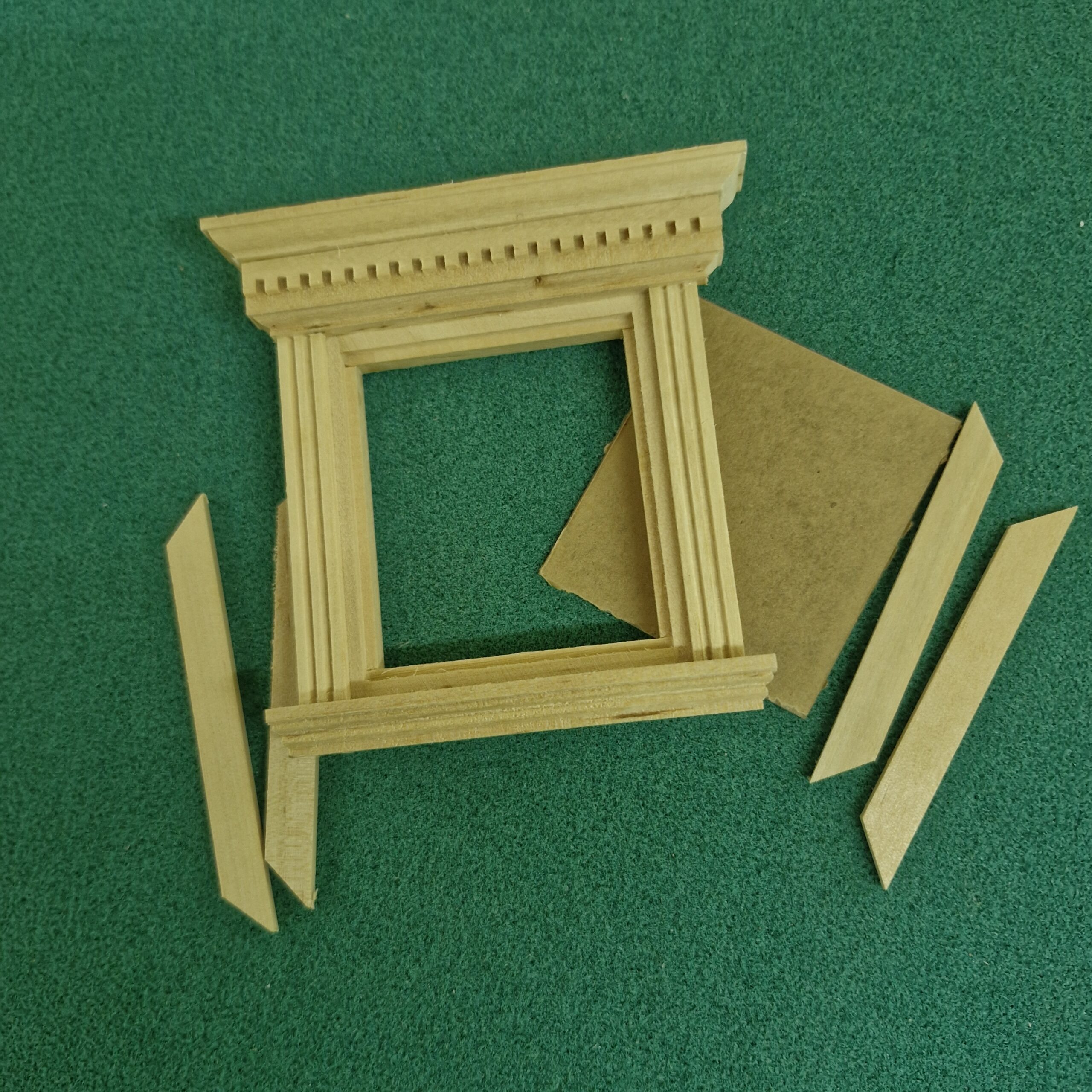 Dolls House 1:12 scale small pane window suits dormer window BM12