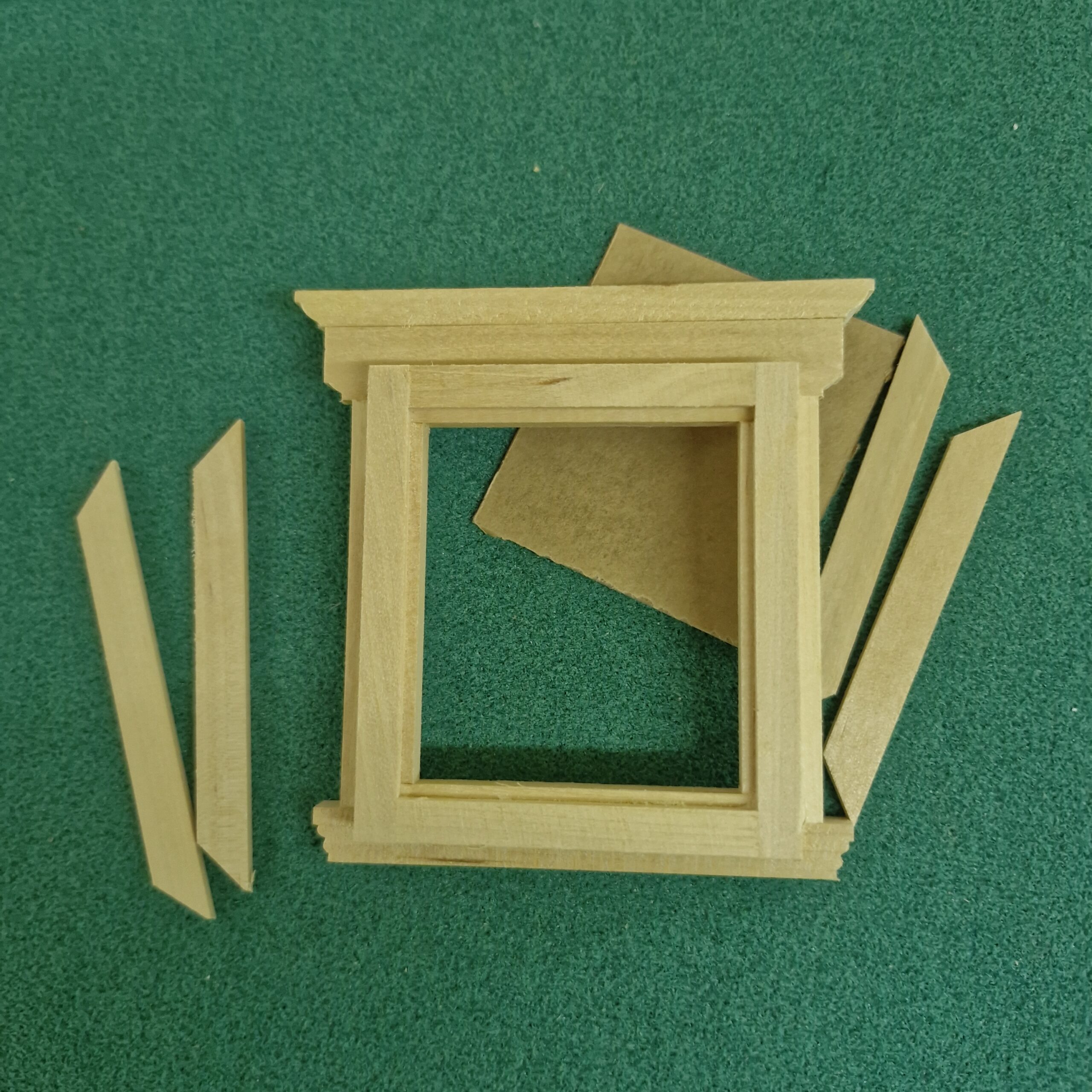 Dolls House 1:12 scale small pane window suits dormer window BM12
