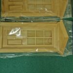 Dolls House 1:12 scale   Half Glazed Door with Pediment   GL10