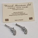 12th scale  Dolls House Miniature   Pair of Duelling Pistols AW07