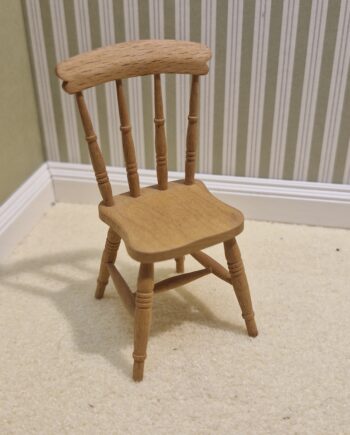 1/12th Scale Dolls House Pine kitchen Chair British made Quality RE36