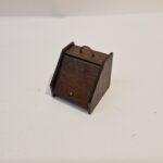 1/12th Scale Dolls House  Mahogany Coal Scuttle Artisan Made Signed  RE94