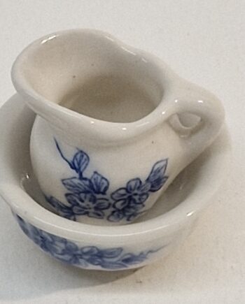 1/12th scale Doll House, Jug and Bowl set    AHE09