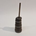 Miniature 1/12 Scale Wooden Butter Plunger Churn  VF06