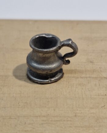 Miniature 1/12 Scale   Small Pewter Tankard     CF12