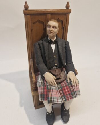 1:12th scale Dolls House- Beautiful Scottish Collectors Doll, EDM05