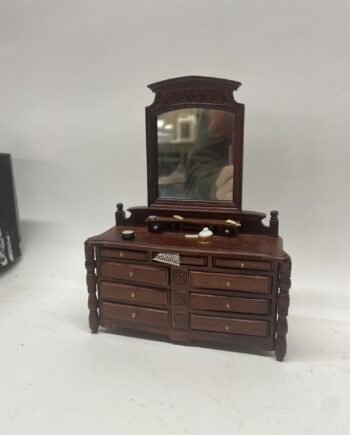 1:12th Scale Dolls House Furniture, Doug Wells- Vanity Dresser DW16
