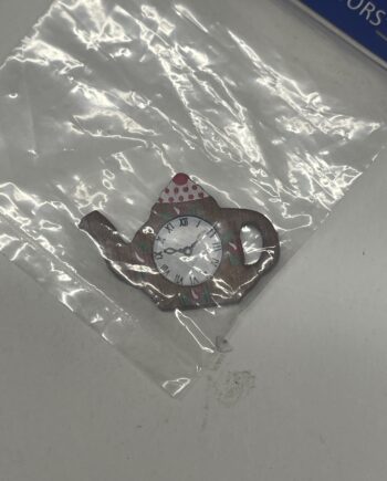 Doll House 12th Scale, Teapot Shaped Clock, D6275a