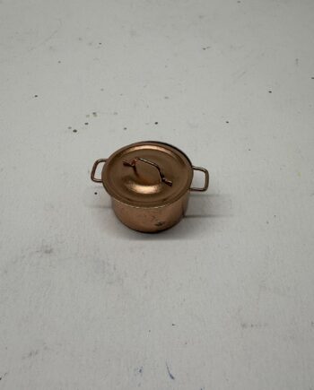 1:12TH Scale Dolls House Miniature, Copper Pot, DK106