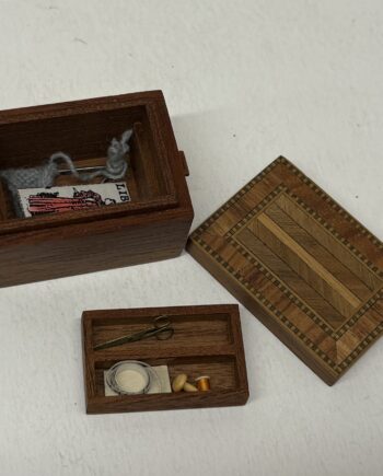 1:12th Scale Dolls House Accessories- Intricate Sewing Box, RF06