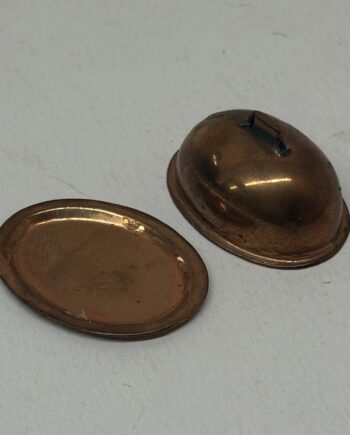 1:12th Scale Dolls House Accessories- Country Treasures Copper Serving Dish, RF22