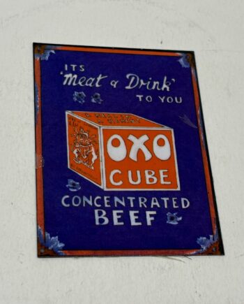 1/12th Scale, Dolls House Miniatures: Retro Sign, PF17