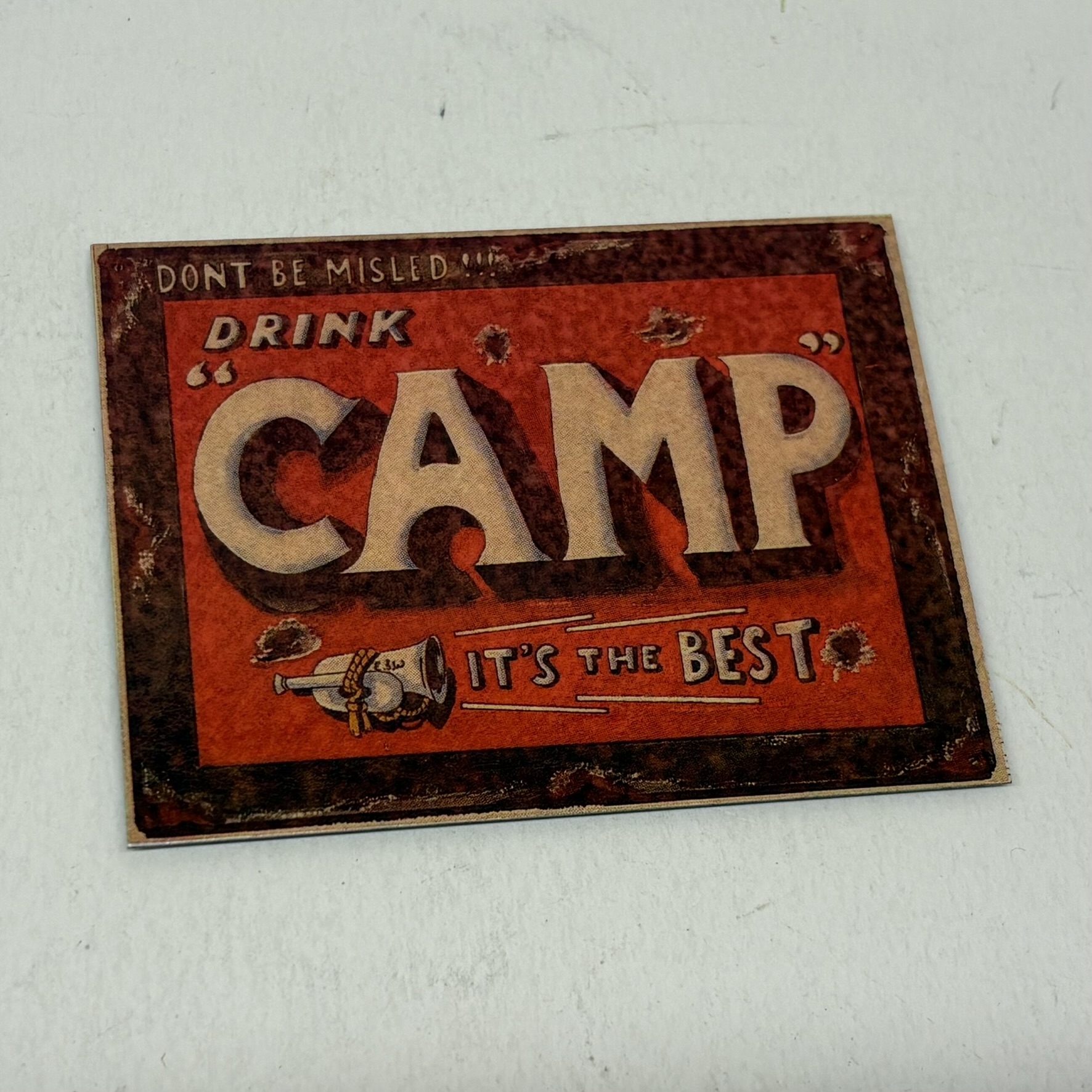 1/12th Scale, Dolls House Miniatures: Retro Coffee Sign, PF18