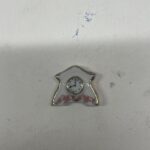 Doll House 12th Scale, Ceramic Rose Clock, D2379