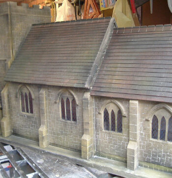 Dolls House 1/12 scale Village Church Kit Including Extension